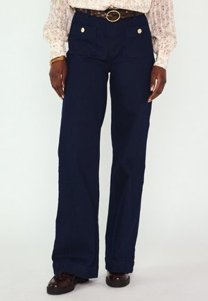 ANAIS LARGE - Jean flare - rinse
