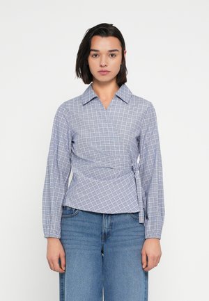 JDYRIKA - Bluse - forever blue/white/black