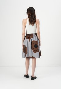 Marimekko POIMINNOT TUMMA - A-vonalú szoknya - grey/brown/black