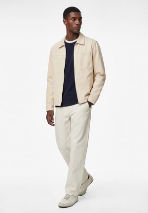 Koton ZIPPED SHACKET - Giacca leggera - beige