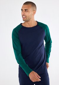 Pier One Pizsama szett - dark blue/green