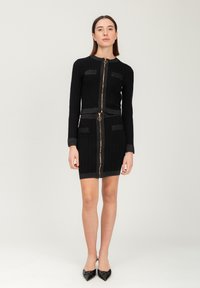 INFLUENCER FULL ZIP - Minirok - black