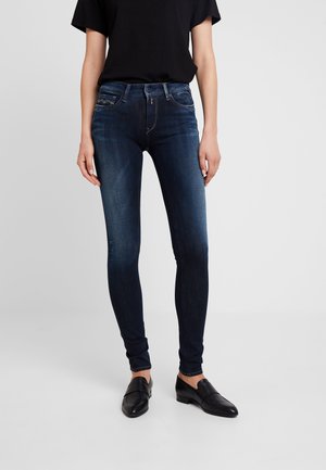 Vaqueros pitillo - blue-black denim