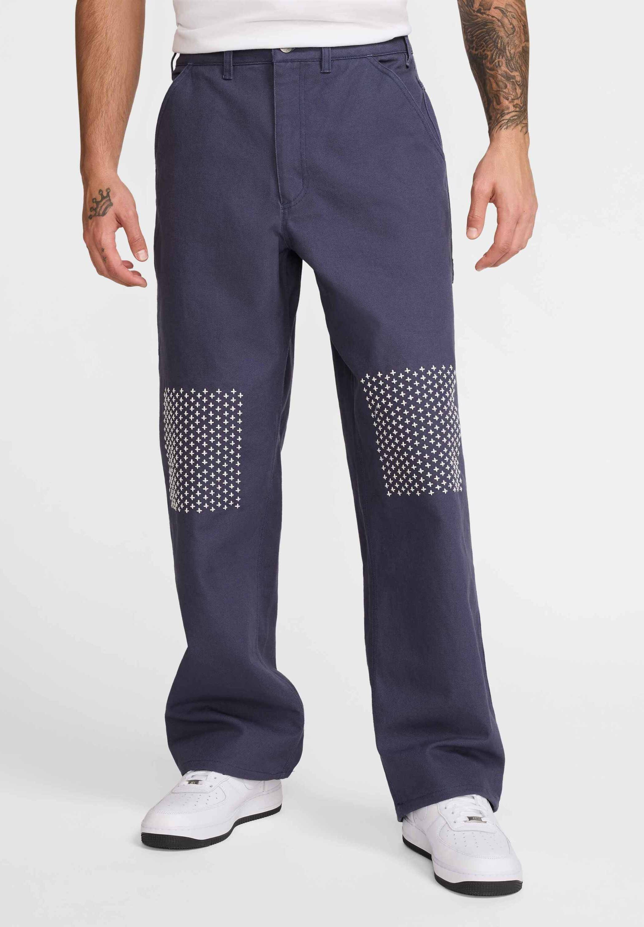 Nike Sportswear LIFE - Trousers - thunder blue phantom thunder