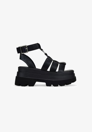 Bosanova CON HEBILLA - Sandalias con plataforma - black