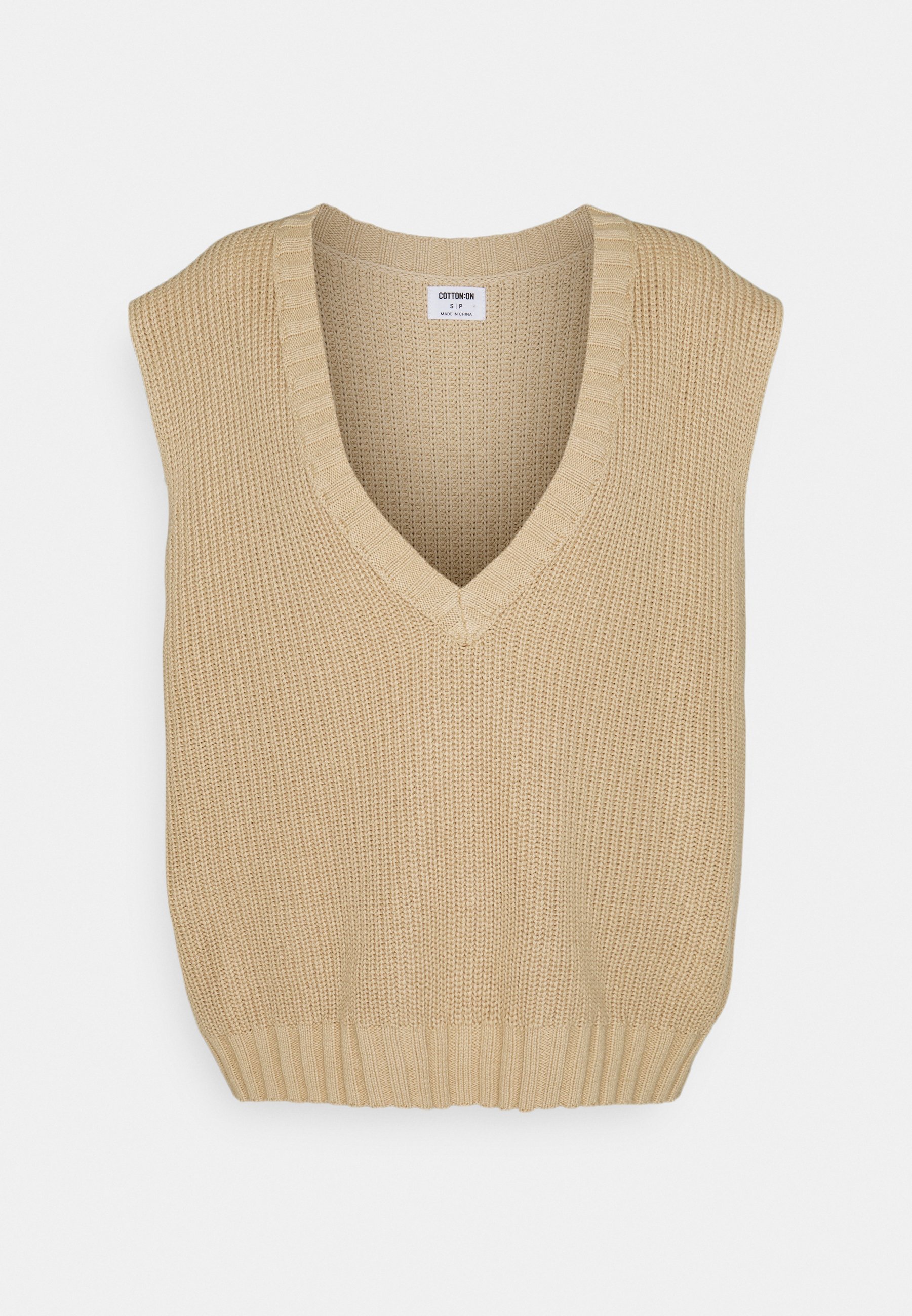 Cotton On VEST - Jumper - brown taupe 