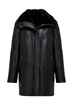 PRESCILLIA - Cappotto corto - black