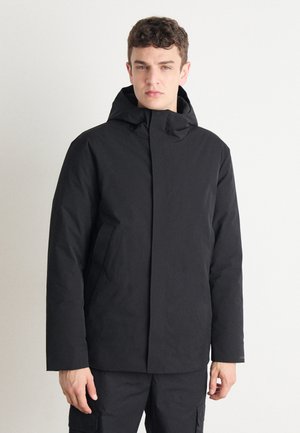 Calvin Klein HOODED JACKET  - Winter jacket - black