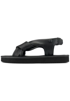 FAUNA*SANDAL - Plateausandalette - black