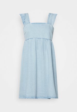 Pieces PCLIZZY DRESS - Τζιν φόρεμα - light blue denim