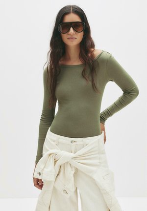 LONG SLEEVE BODYSUIT - Långärmad tröja - khaki