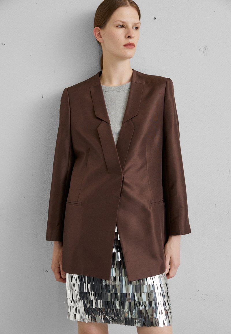 MUNTHE ELAYS Short coat chocolate/brown Zalando.co.uk