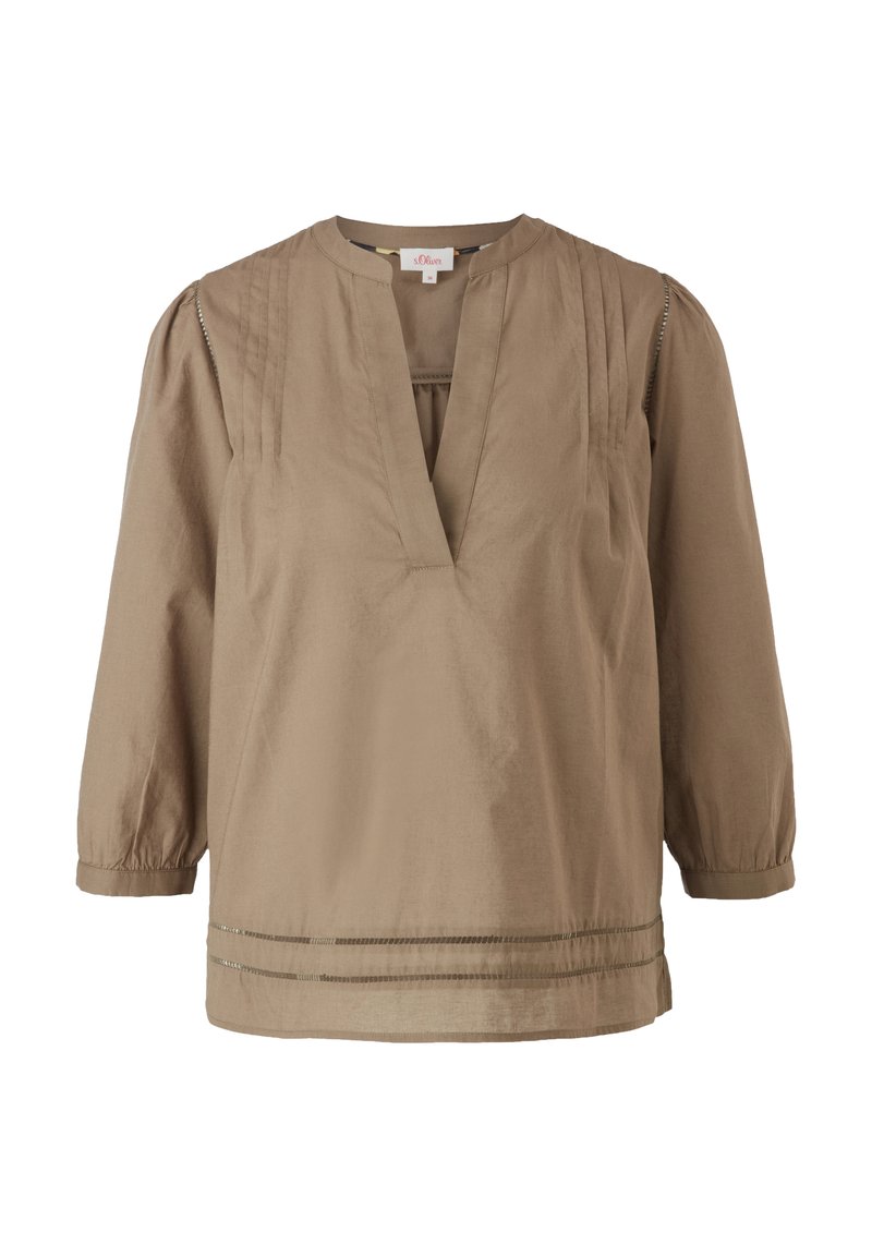 Damen Kleider | s.Oliver Bluse dusty olive/khaki - IT79021 Damen Kleider | s.Oliver Bluse dusty olive/khaki - IT79021