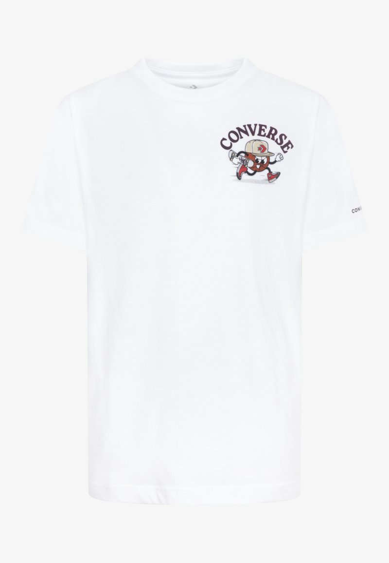 Converse SPORT TEE - Printtipaita - white