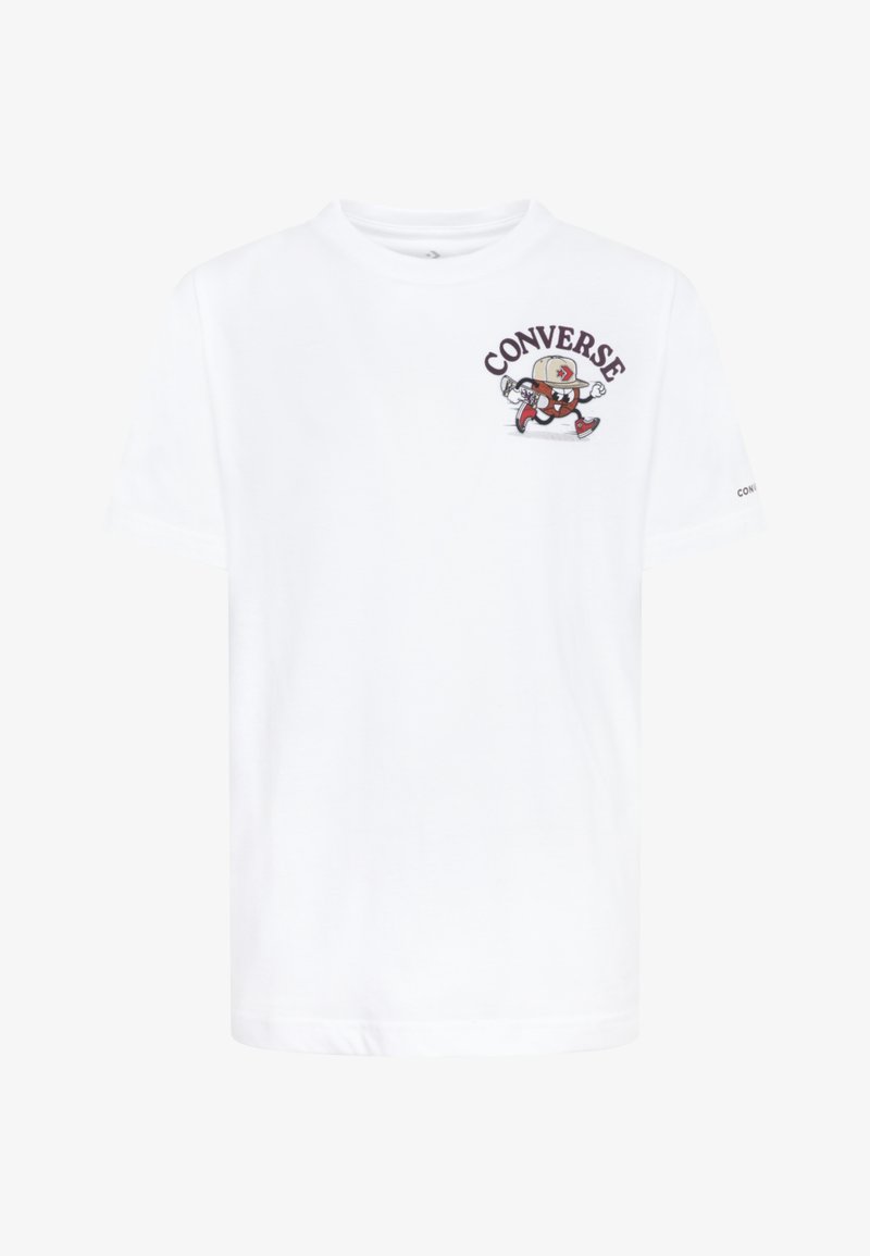 Converse SPORT TEE - Printtipaita - white