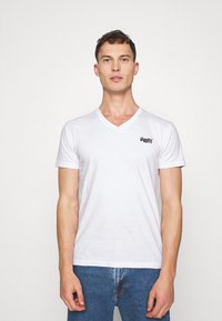 Superdry - CLASSIC TEE - T-paita - optic Pienoiskuva 1