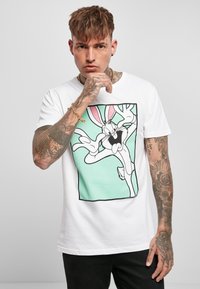 Mister Tee - LOONEY TUNES BUGS BUNNY FUNNY FACE  - T-Shirt print - white Thumbnail-Bild 1