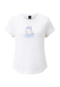 DEBRA4 - Triko s potiskem - liquid silver