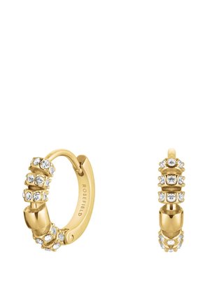 CRYSTAL LOOP HUGGIES - Earrings - gold coloured