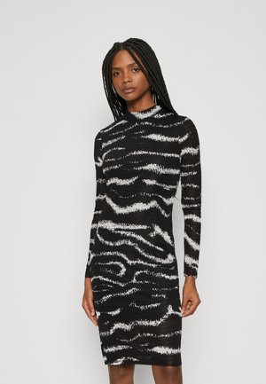 Vero Moda VMLOTTE HIGH NECK DRESS - Φόρεμα ημέρας - black