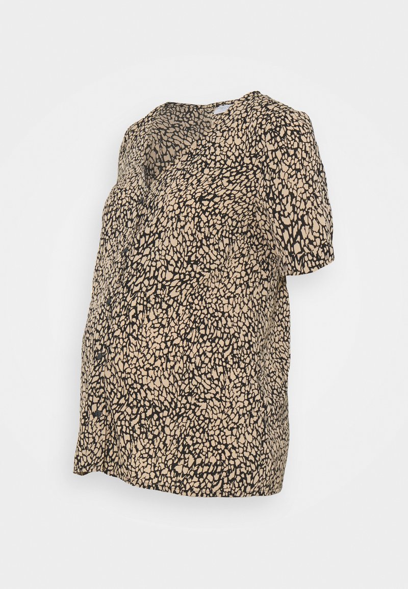 Pieces Maternity Overhemdblouse zwart