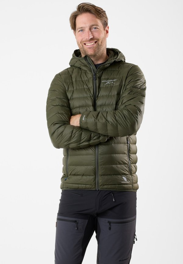 HIMALAYA ULTRA LIGHT HOODED - Daunenjacke - olive
