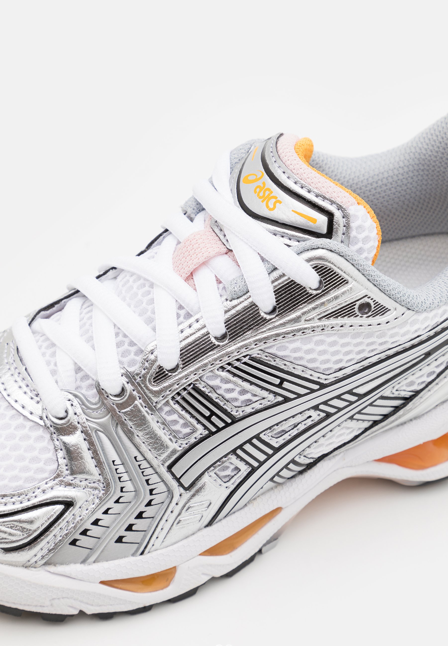 silver asics trainers