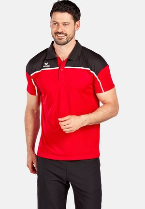 Erima FUSSBALL - TEAMSPORT CHANGE BY - Poloshirt - rotschwarz