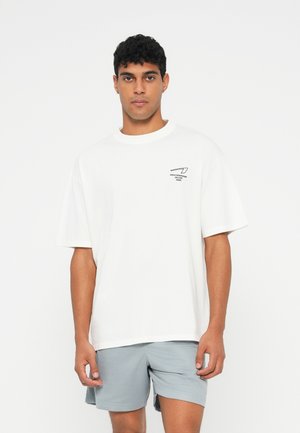 ARKK Copenhagen BOXY TEE UNISEX - Majica kratkih rukava s printom - off white
