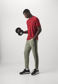 adidas Performance BASE - Tepláky - silver pebble/black
