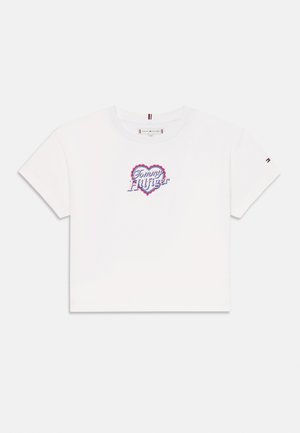 HEART TEE - Βασικό μπλουζάκι - white