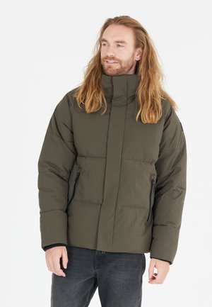 PUFFER JAS - Veste de ski - olijf