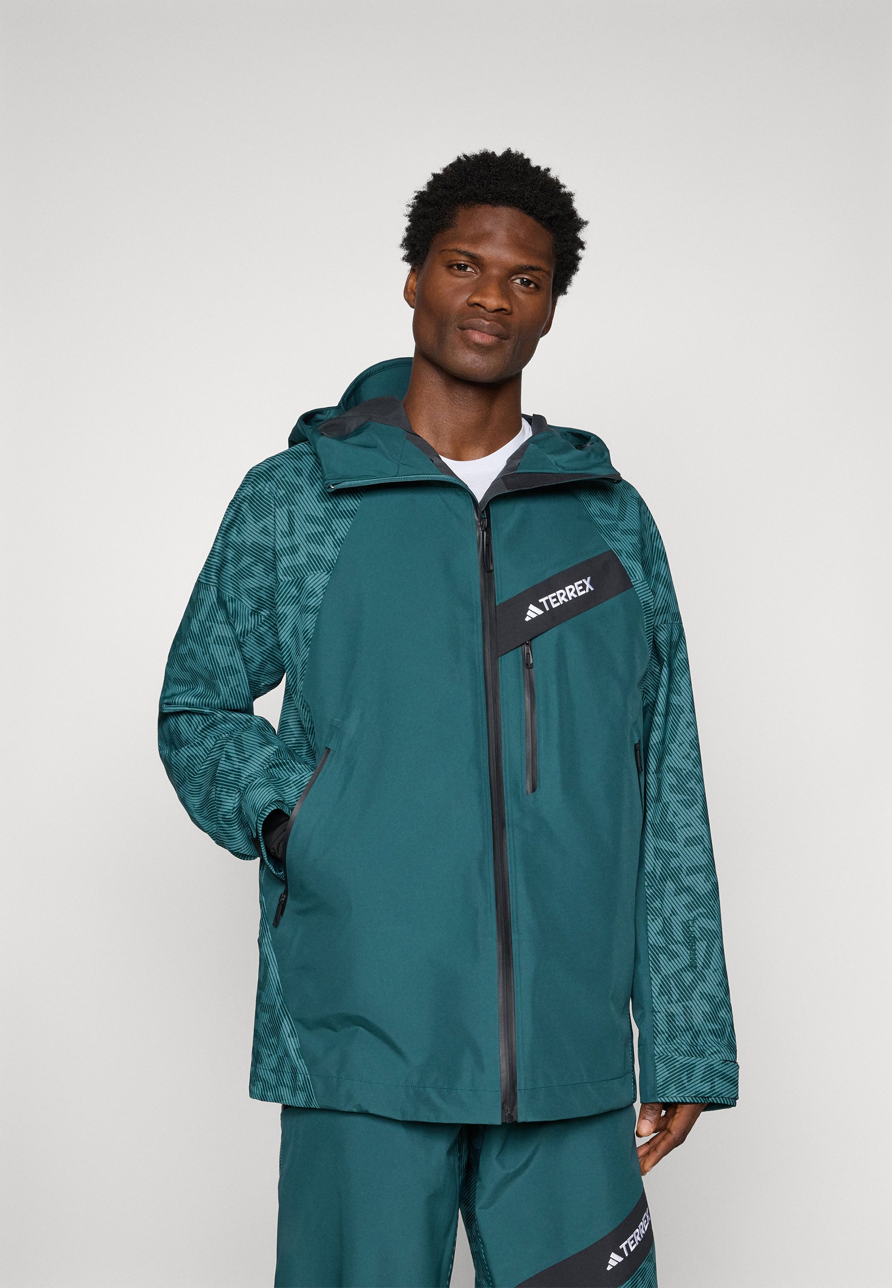 adidas Terrex Snowboard jacket - aurora ivy/preloved teal/dark