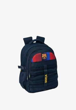 Safta, FC BARCELONA PLECAK SZKOLNY SPORTOWY Z MIEJSCEM NA LAPTOPA - Cartable d'école - navy
