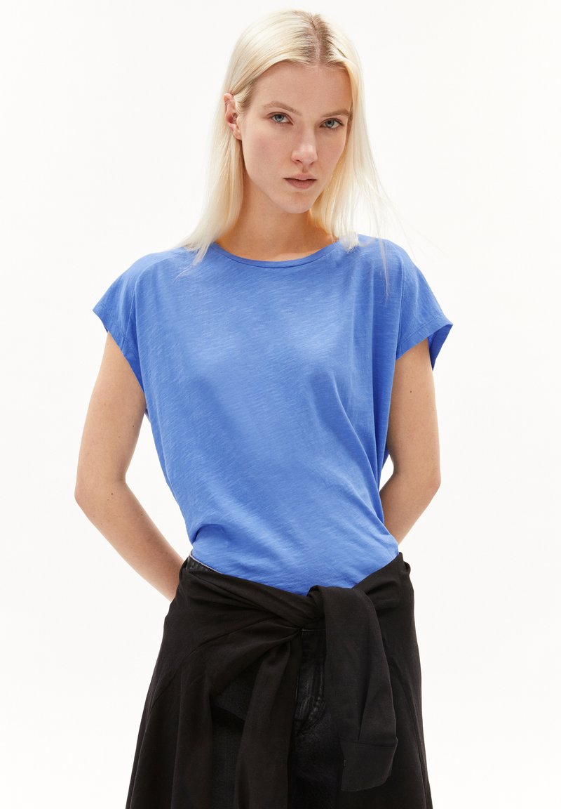 ARMEDANGELS OFELIA - T-Shirt basic - blue bloom