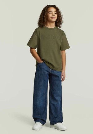 G-STAR, BOYS ARMY TEE MIX - T-shirt imprimé - four leaf clover
