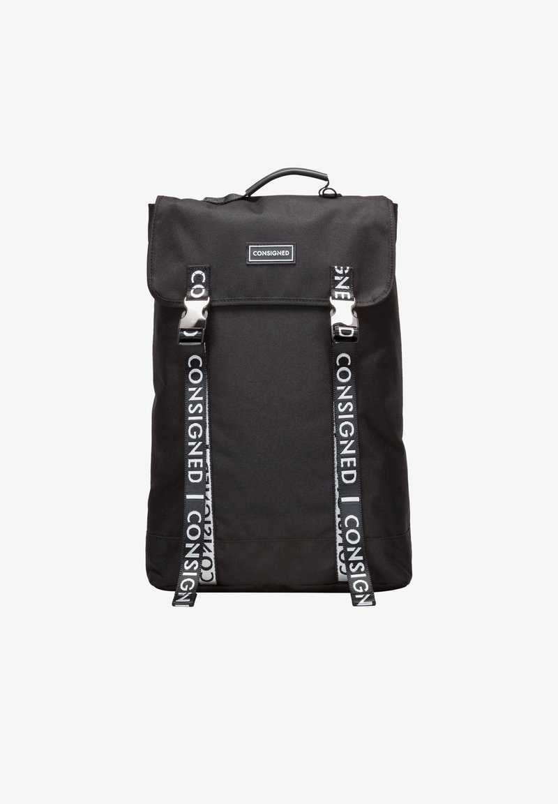 Consigned Rucksack CONSIGNED ZANE - Rucksack - black-wht/black - Zalando.ie