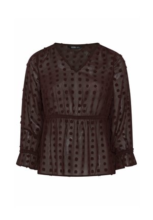 Yours Clothing, PLUS SIZE BLOUSES & SHIRTS - Blouse - chocolate