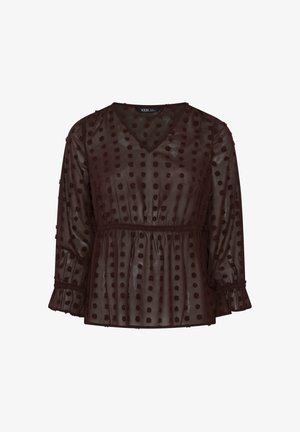 Yours Clothing, PLUS SIZE BLOUSES & SHIRTS - Blouse - chocolate