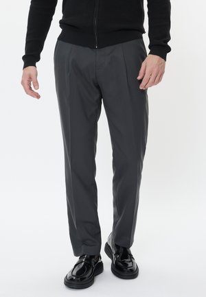 WELLER PLEAT - Öltönynadrág - black oyster