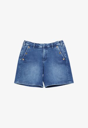 QS, JEANS-HOSE - Jeans Shorts - blau