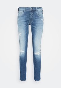 ANBASS - Džíny Slim Fit - blue denim