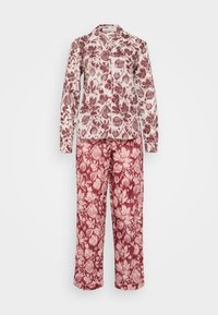 WOMENS LONG  - Pyjama - cream/burgundy/red/pink