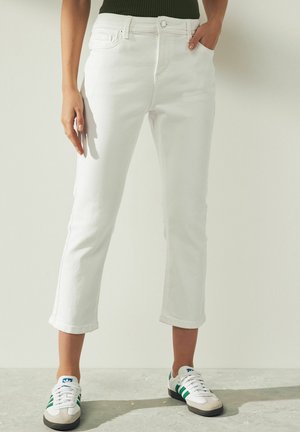 CROPPED - Slim fit jeans - white