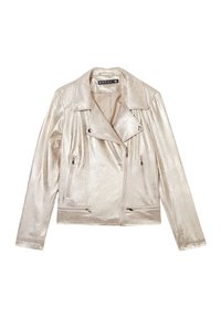 Veste en similicuir - couleur or