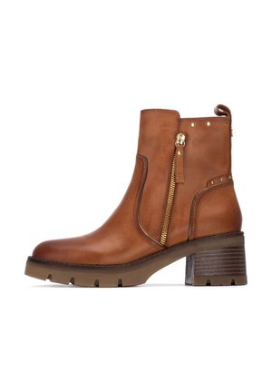 Botines con plataforma - camel