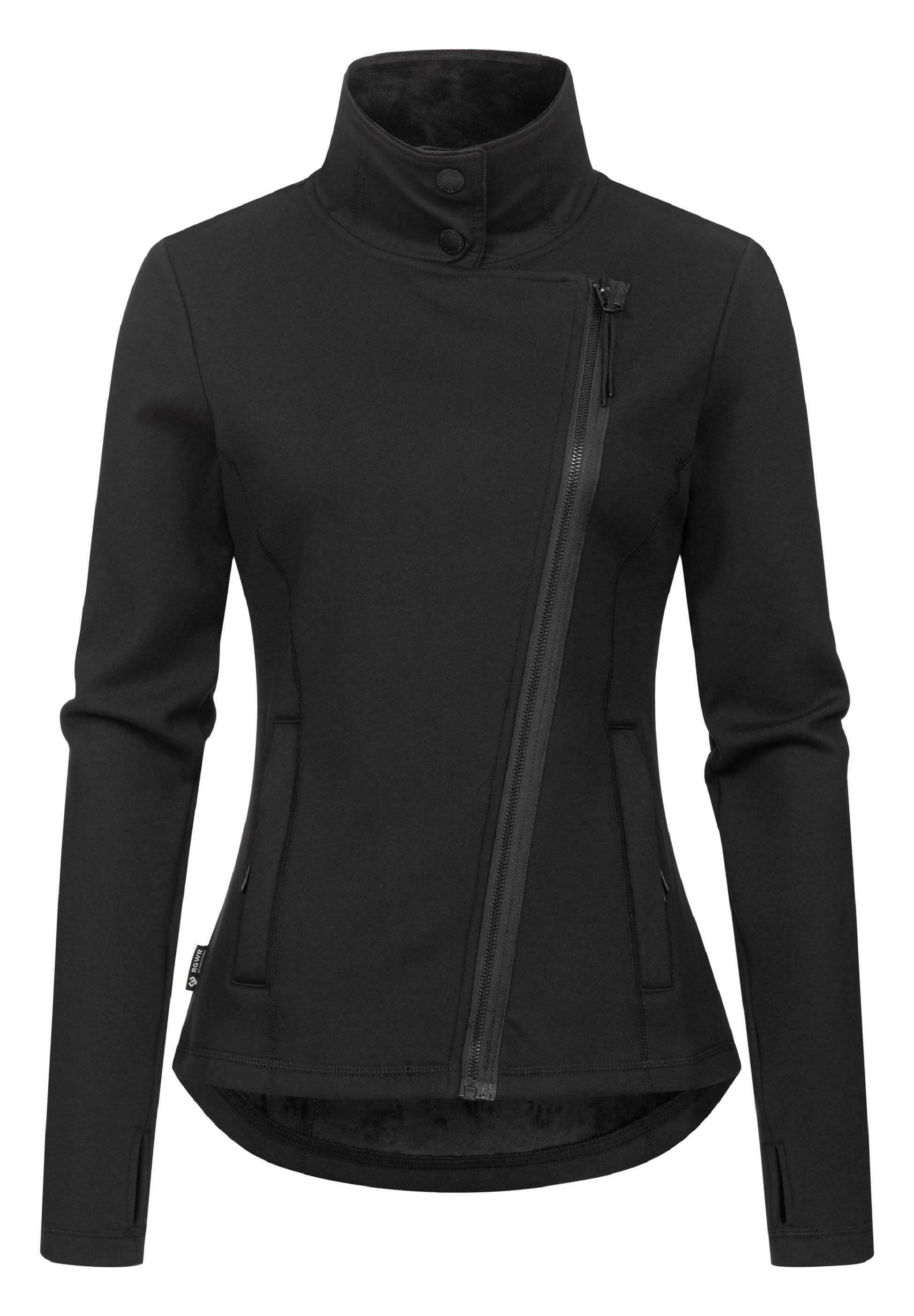 Ragwear SASKIE - Zip-up sweatshirt - black - Zalando