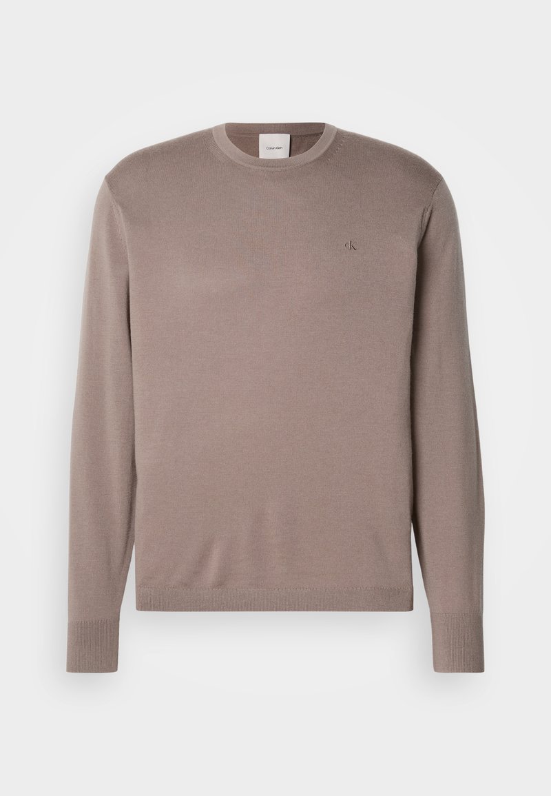 Calvin Klein CREW - Jumper - taupe tone/beige - Zalando.co.uk