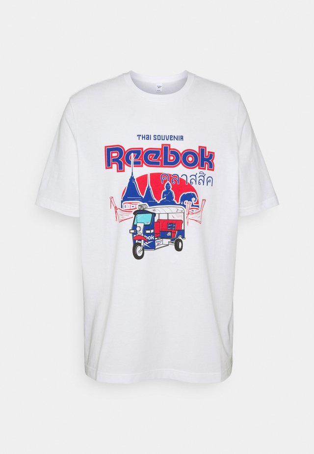 SOUVENIR TEE - Printtipaita - white