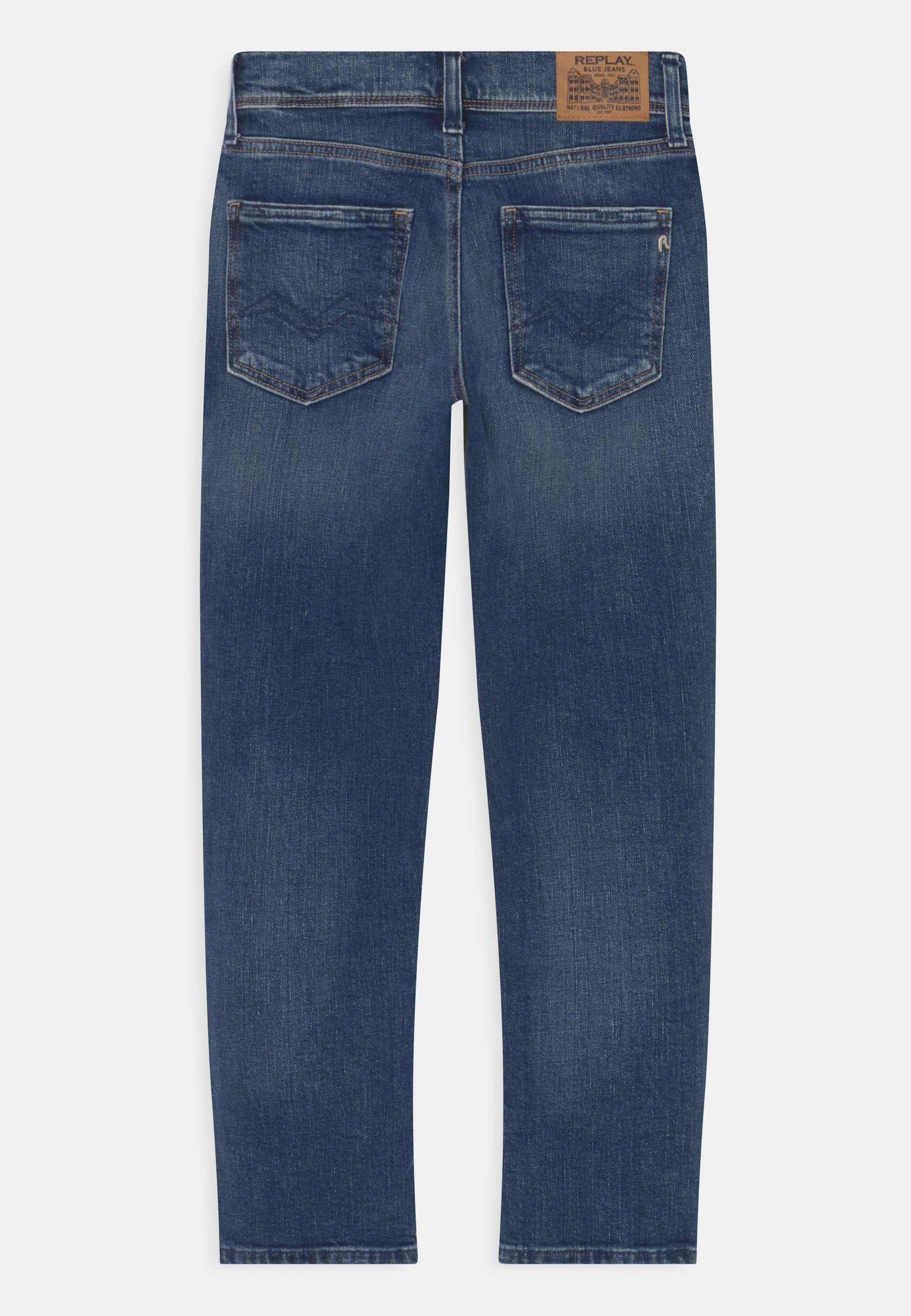 Replay Jeans a sigaretta - dark blue/nero denim - Zalando.it